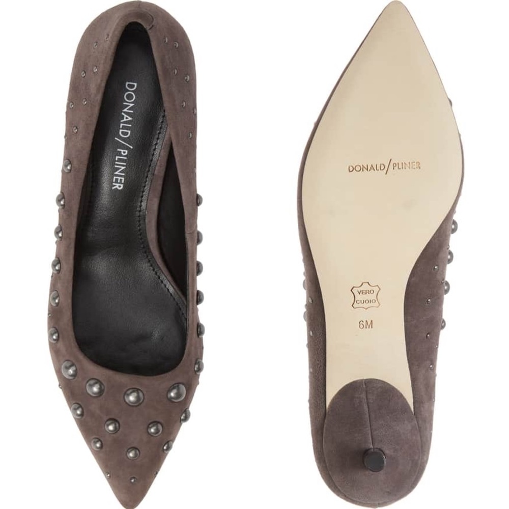 Donald Pliner Bazie Studded kitten heel pump - Picture 3 of 6